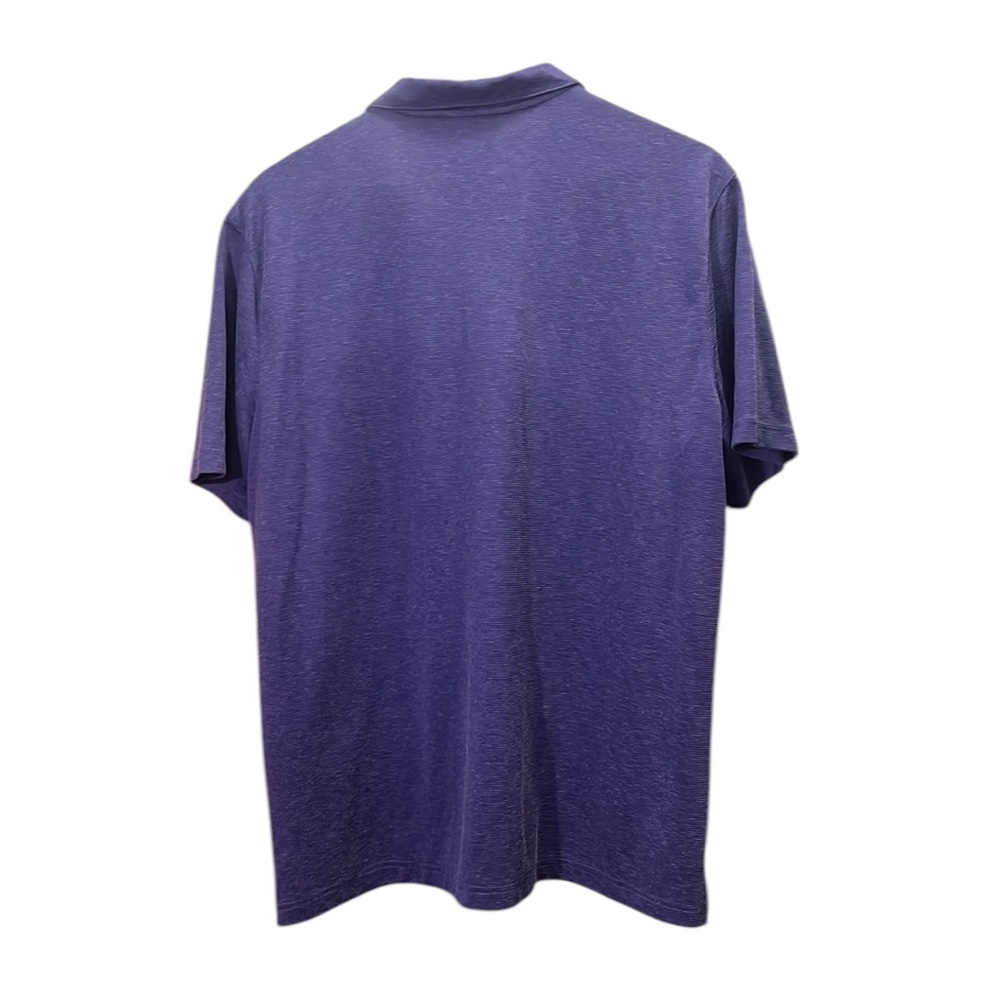 Nike Purple Polo Shirt with Classic Design and Striped Detail - Picture 2 of 2